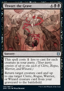 Thwart the Grave - Zendikar Rising (Uncommon) [ZNR-130]