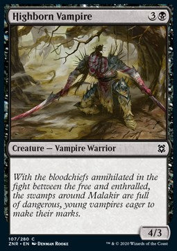 Highborn Vampire - Zendikar Rising (Common) [ZNR-107]