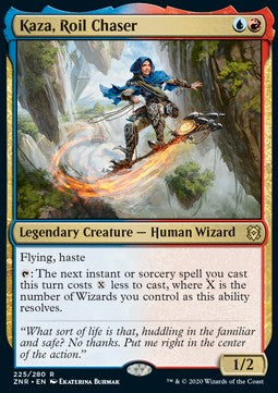 Kaza, Roil Chaser - Zendikar Rising (Rare) [ZNR-225]