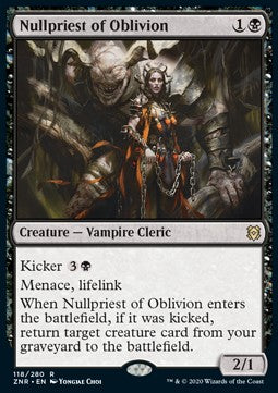 Nullpriest of Oblivion - Zendikar Rising (Rare) [ZNR-118]