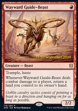 Wayward Guide-Beast (V.2) - Zendikar Rising: Promos (Rare) [PZNR-176]