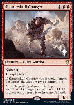 Shatterskull Charger (V.1) - Zendikar Rising: Promos (Rare) [PZNR-159]