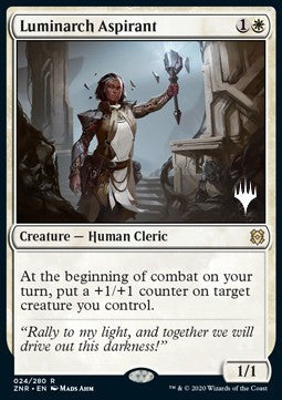 Luminarch Aspirant (V.1) - Zendikar Rising: Promos (Rare) [PZNR-24]