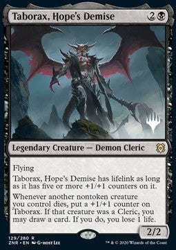 Taborax, Hope's Demise (V.1) - Zendikar Rising: Promos (Rare) [PZNR-129]