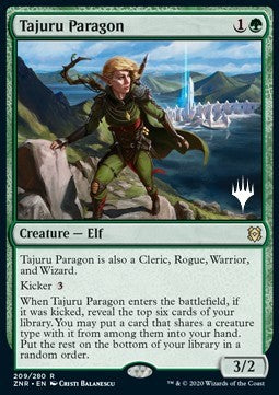 Tajuru Paragon (V.1) - Zendikar Rising: Promos (Rare) [PZNR-209]