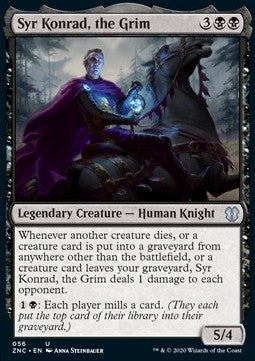 Syr Konrad, the Grim - Commander: Zendikar Rising (Uncommon) [ZNC-56]
