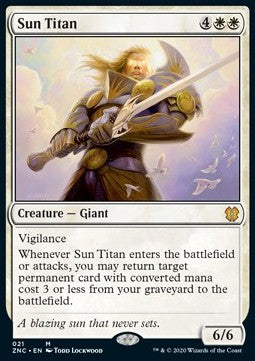 Sun Titan - Commander: Zendikar Rising (Mythic) [ZNC-21]