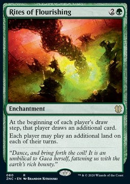 Rites of Flourishing - Commander: Zendikar Rising (Rare) [ZNC-80]
