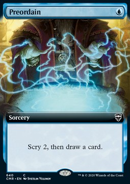 Preordain - Commander Legends: Extras (Common) [XCMR-640]