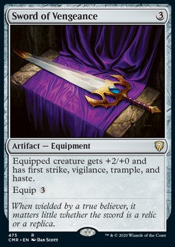 Sword of Vengeance - Commander Legends: Extras (Rare) [XCMR-475]