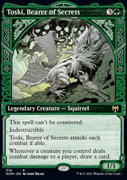 Toski, Bearer of Secrets - Kaldheim: Extras (Rare) [XKHM-319]