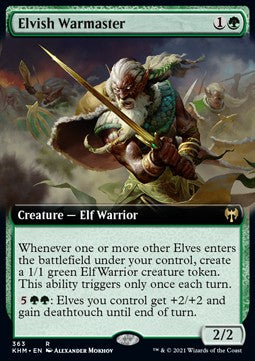 Elvish Warmaster - Kaldheim: Extras (Rare) [XKHM-363]
