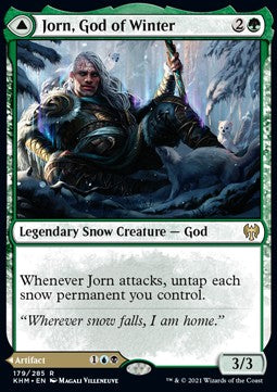 Jorn, God of Winter // Kaldring, the Rimestaff - Kaldheim (Rare) [KHM-179]