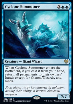 Cyclone Summoner - Kaldheim (Rare) [KHM-52]