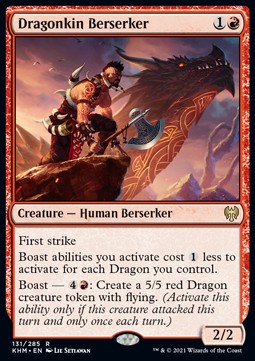 Dragonkin Berserker - Kaldheim (Rare) [KHM-131]