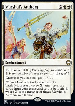 Marshal's Anthem - Commander: Kaldheim (Rare) [KHC-29]
