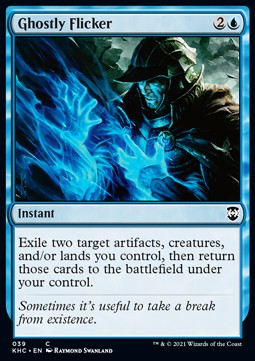Ghostly Flicker - Commander: Kaldheim (Common) [KHC-39]