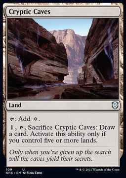 Cryptic Caves - Commander: Kaldheim (Uncommon) [KHC-109]