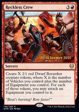 Reckless Crew (V.1) - Kaldheim: Promos (Rare) [PKHM-146]