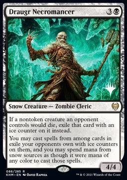 Draugr Necromancer (V.2) - Kaldheim: Promos (Rare) [PKHM-86]
