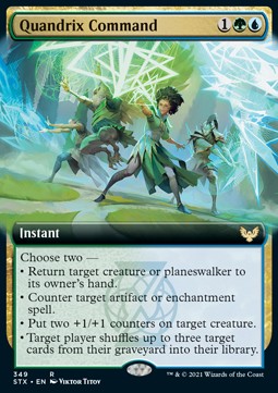 Quandrix Command - Strixhaven: School of Mages: Extras (Rare) [XSTX-349]
