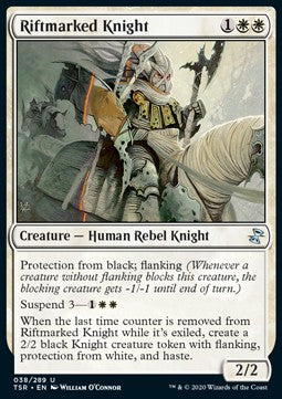 Riftmarked Knight - Time Spiral Remastered (Uncommon) [TSR-38]