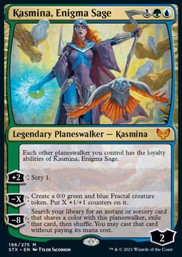 Kasmina, Enigma Sage - Strixhaven: School of Mages (Mythic) [STX-196]