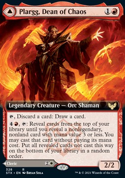 Plargg, Dean of Chaos // Augusta, Dean of Order - Strixhaven: School of Mages: Extras (Rare) [XSTX-328]