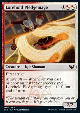 Lorehold Pledgemage - Strixhaven: School of Mages (Common) [STX-201]