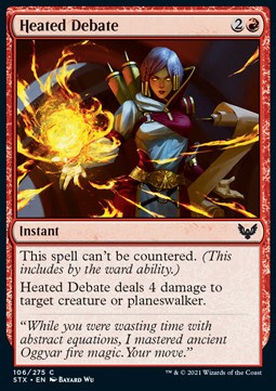 Heated Debate - Strixhaven: School of Mages (Common) [STX-106]