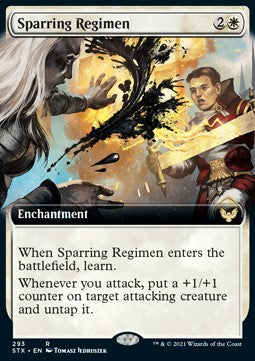 Sparring Regimen - Strixhaven: School of Mages: Extras (Rare) [XSTX-293]