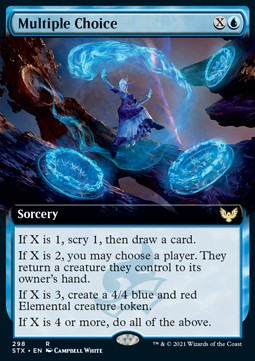 Multiple Choice - Strixhaven: School of Mages: Extras (Rare) [XSTX-298]
