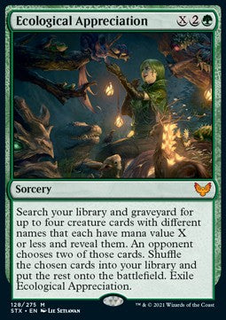 Ecological Appreciation - Strixhaven: School of Mages (Mythic) [STX-128]