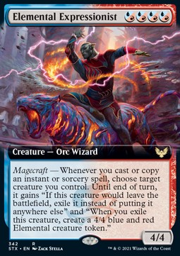 Elemental Expressionist - Strixhaven: School of Mages: Extras (Rare) [XSTX-342]