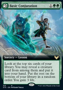 Basic Conjuration - Strixhaven: School of Mages: Extras (Rare) [XSTX-315]