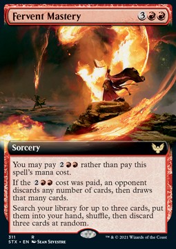 Fervent Mastery - Strixhaven: School of Mages: Extras (Rare) [XSTX-311]
