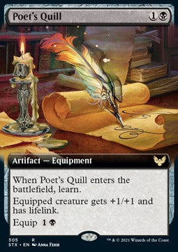 Poet's Quill - Strixhaven: School of Mages: Extras (Rare) [XSTX-305]