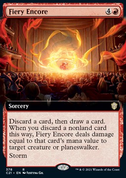Fiery Encore - Commander: Strixhaven: Extras (Rare) [XC21-378]