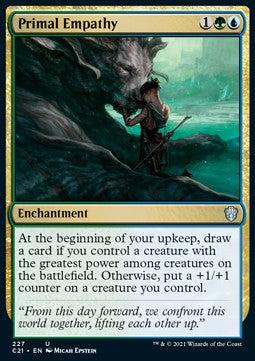 Primal Empathy - Commander: Strixhaven (Uncommon) [C21-227]