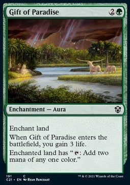 Gift of Paradise - Commander: Strixhaven (Common) [C21-191]
