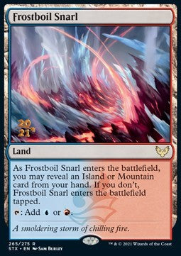 Frostboil Snarl (V.1) - Strixhaven: School of Mages: Promos (Rare) [PSTX-265]
