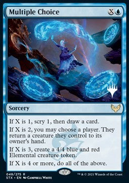 Multiple Choice (V.2) - Strixhaven: School of Mages: Promos (Rare) [PSTX-48]