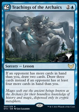 Teachings of the Archaics (V.2) - Strixhaven: School of Mages: Promos (Rare) [PSTX-57]