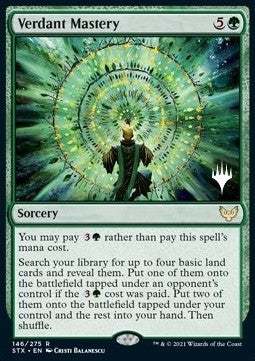 Verdant Mastery (V.2) - Strixhaven: School of Mages: Promos (Rare) [PSTX-146]