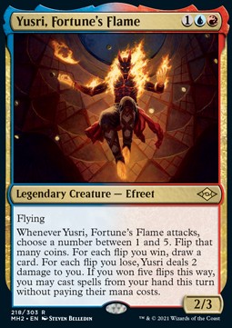 Yusri, Fortune's Flame - Modern Horizons 2 (Rare) [MH2-218]
