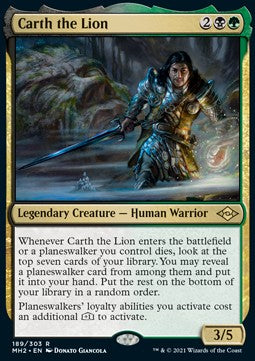 Carth the Lion - Modern Horizons 2 (Rare) [MH2-189]