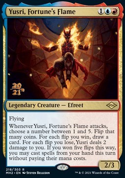 Yusri, Fortune's Flame (V.1) - Modern Horizons 2: Promos (Rare) [PMH2-218]