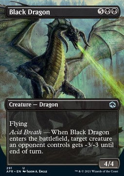 Black Dragon - Adventures in the Forgotten Realms: Extras (Uncommon) [XAFR-291]