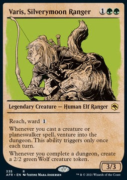 Varis, Silverymoon Ranger - Adventures in the Forgotten Realms: Extras (Rare) [XAFR-335]