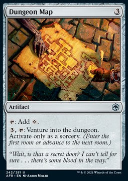 Dungeon Map - Adventures in the Forgotten Realms (Uncommon) [AFR-242]